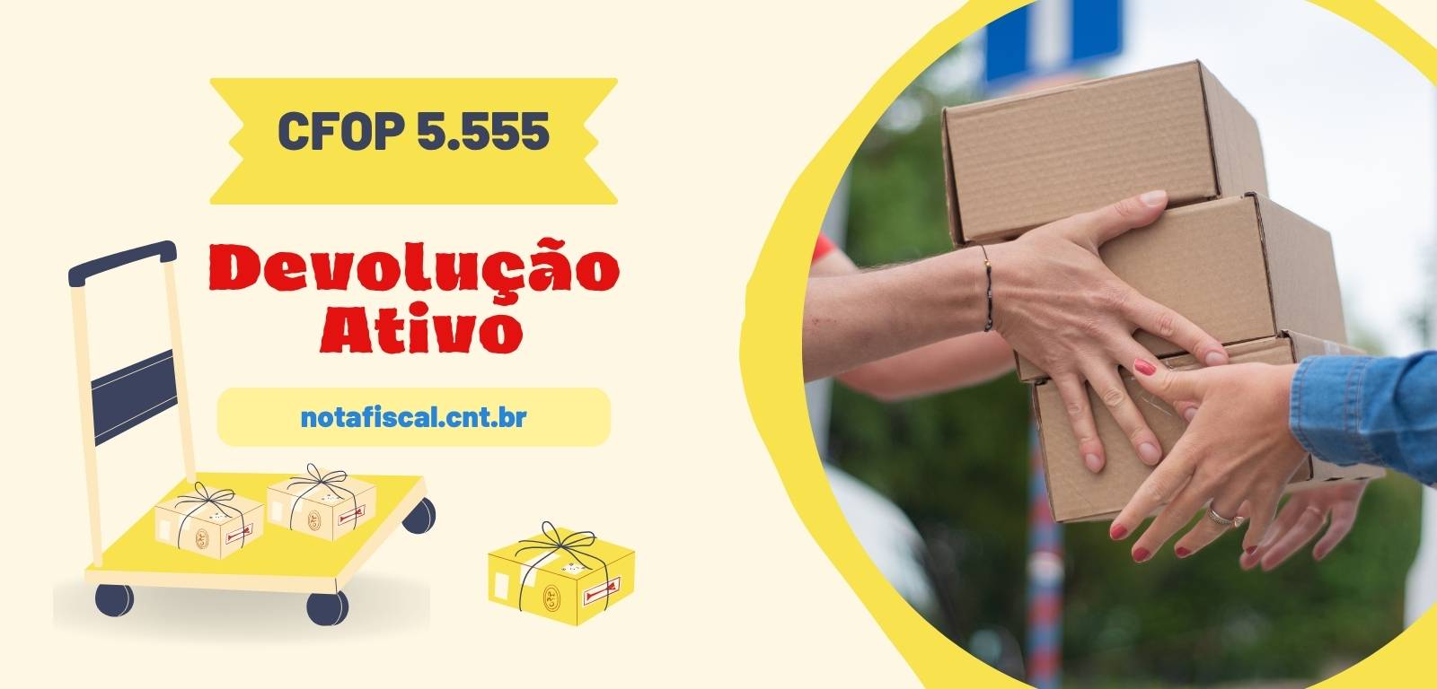 CFOP 5.555 Devolução Ativo de Terceiro